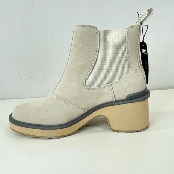 NWT Sorel Hi-line Chelsea Boot in Chalk/Ceramic Size 10.5 - Picture 5 of 14